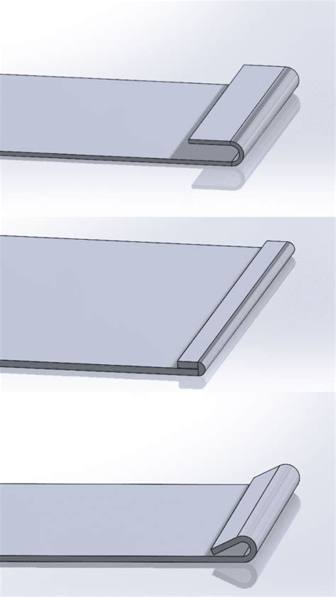 hem fold sheet metal|sheet metal flat hems.